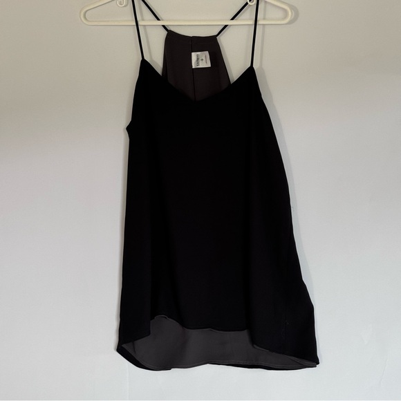 Express Barcelona Gray and Black Reversible Cami V Neck Keyhole Back Neck Medium - Picture 3 of 16
